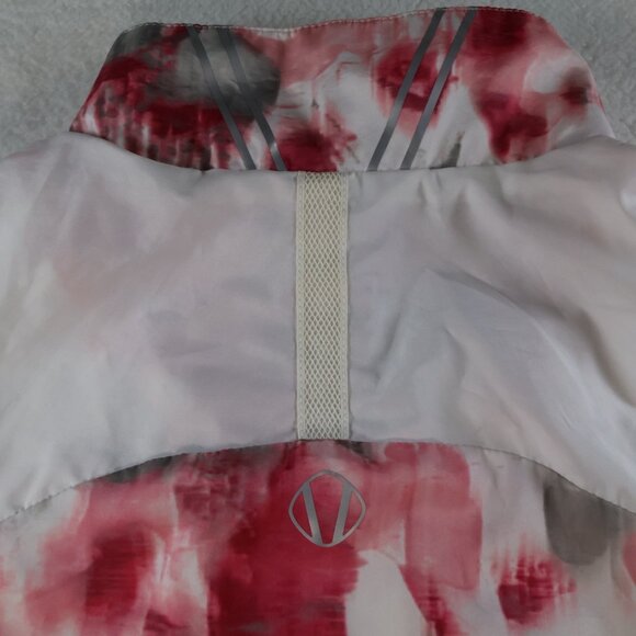 SUNICE Windwear Jacket Womens L Pink & White Floral Lightweight Golf - Picture 13 of 13